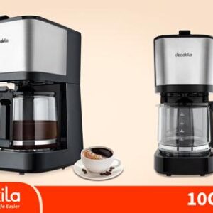 Decakila 6 Cup Coffee Maker (Black/Silver) - KUCF003B