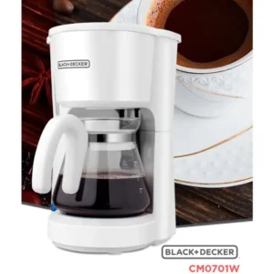 Black & Decker 5 Cup Coffee Maker (White) - CM0701W